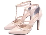 Sapato Scarpin Verniz Rose Ref 65054b