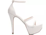 Sandalia Meia Pata Napa Croco Off White Ref 1204b